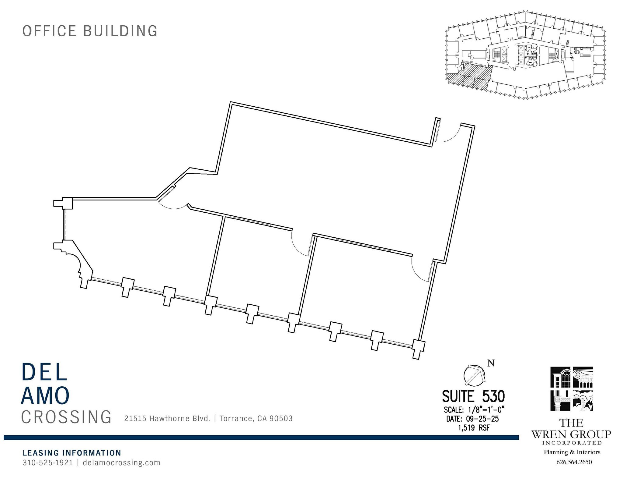 21515 Hawthorne Blvd, Torrance, CA for lease Floor Plan- Image 1 of 2