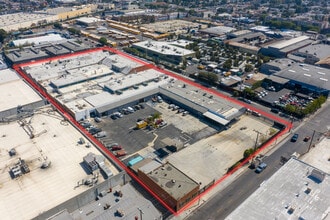 6007 S St Andrews Pl, Los Angeles, CA - Aerial  map view