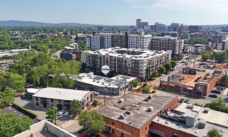 504 Rhett St, Greenville, SC à vendre - Aérien - Image 3 de 11