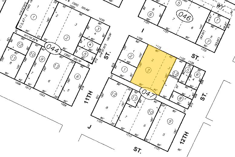 1112 I St, Sacramento, CA for lease - Plat Map - Image 2 of 3