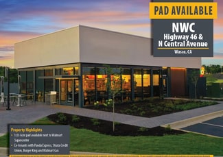 More details for NWC Highway 46 & Margalo Street, Wasco, CA - Land for Lease