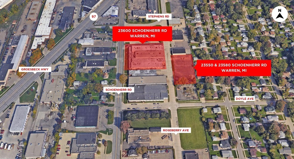 23600 Schoenherr Rd, Warren, MI à vendre - Aérien - Image 3 de 20