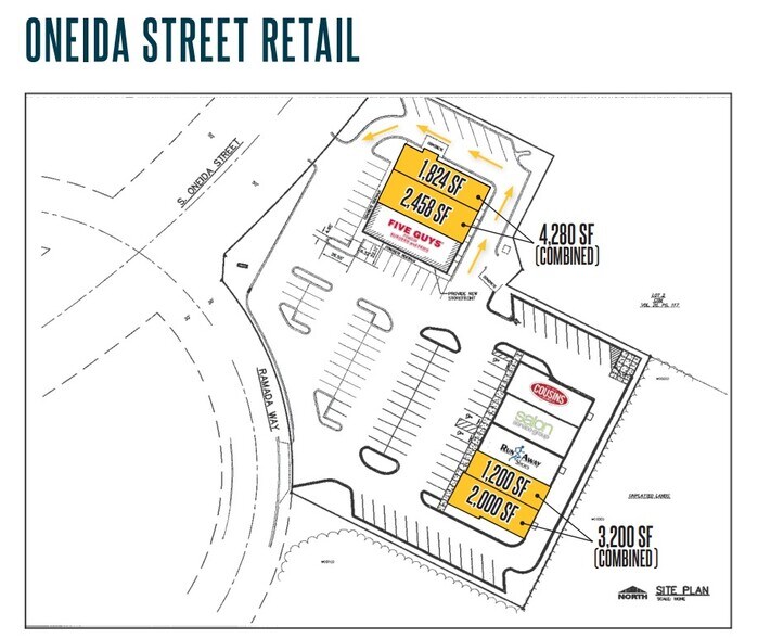 2883 S Oneida St, Green Bay, WI for lease - Site Plan - Image 2 of 2