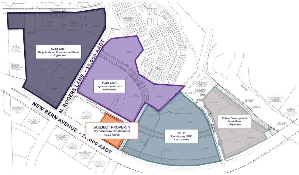 2908 Sunrise Valley Place, Raleigh, NC à vendre - Plan de site - Image 2 de 9