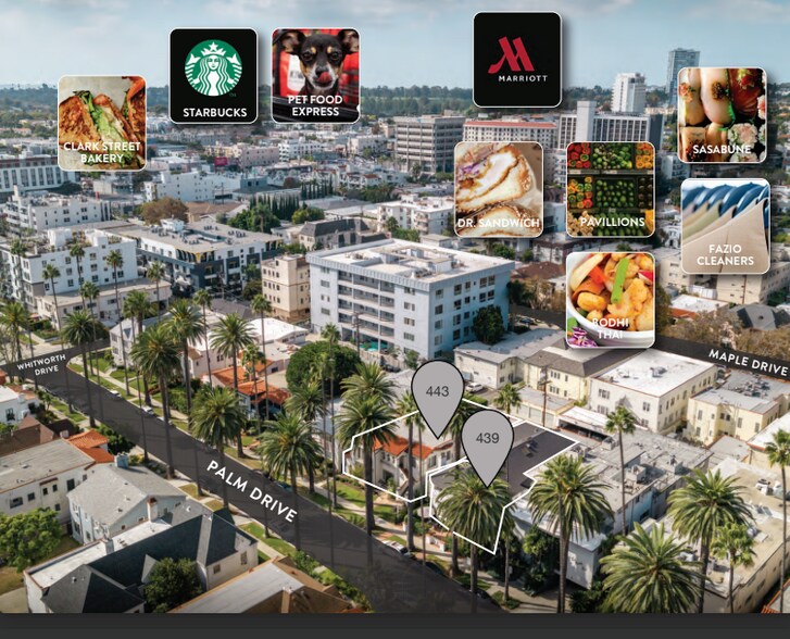 443 S Palm Dr, Beverly Hills, CA à vendre - Photo du bâtiment - Image 2 de 7