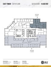 7501 Wisconsin Ave, Bethesda, MD à louer Plan d’étage- Image 2 de 2