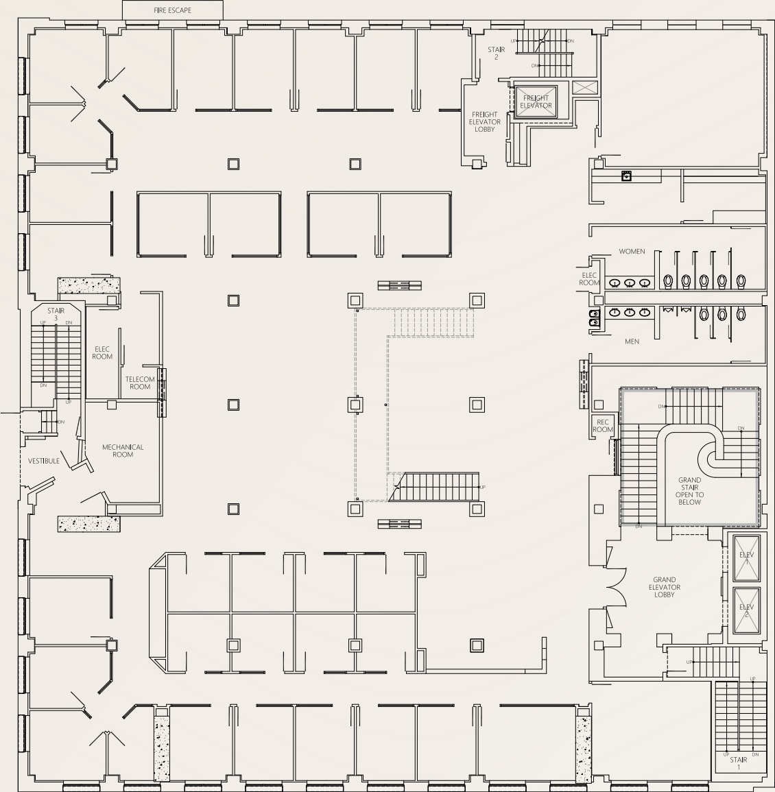 720 California St, San Francisco, CA à louer Plan d’étage- Image 1 de 1