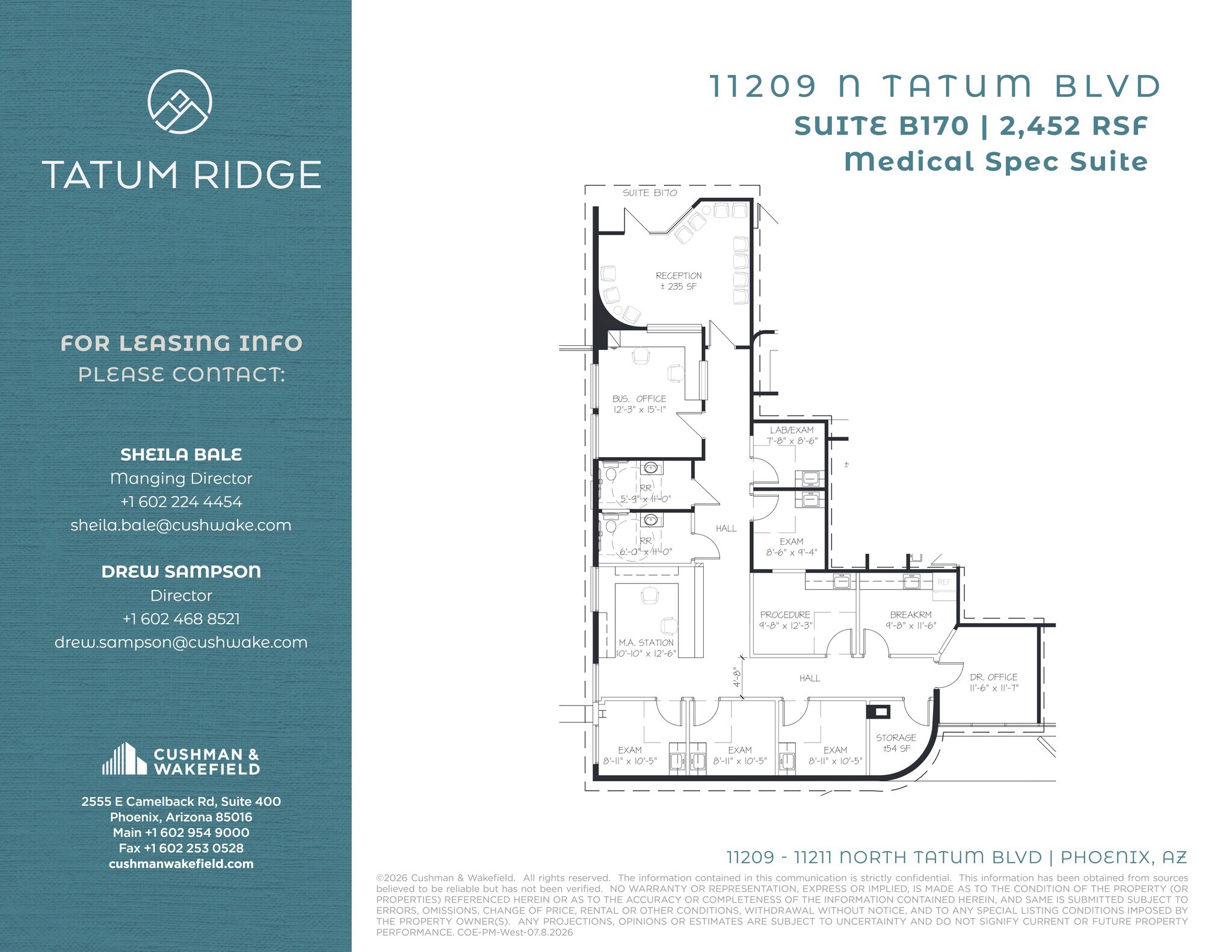 11209 N Tatum Blvd, Phoenix, AZ for lease Site Plan- Image 1 of 1