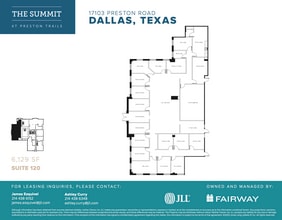 17101 Preston Rd, Dallas, TX for lease Floor Plan- Image 1 of 1