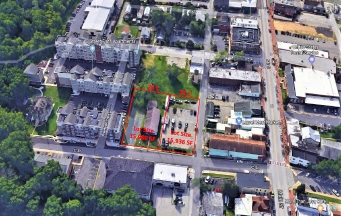 32 C St, Laurel, MD à vendre - Aérien - Image 2 de 3