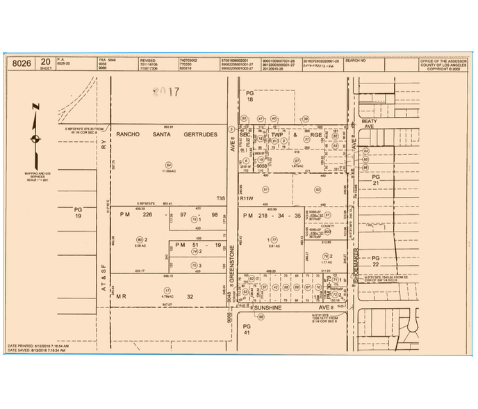 11811 Greenstone, Santa Fe Springs, CA à vendre - Plan cadastral - Image 2 de 3