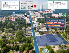 2936-2944 W Sylvania Ave, Toledo, OH - AERIAL map view - Image1