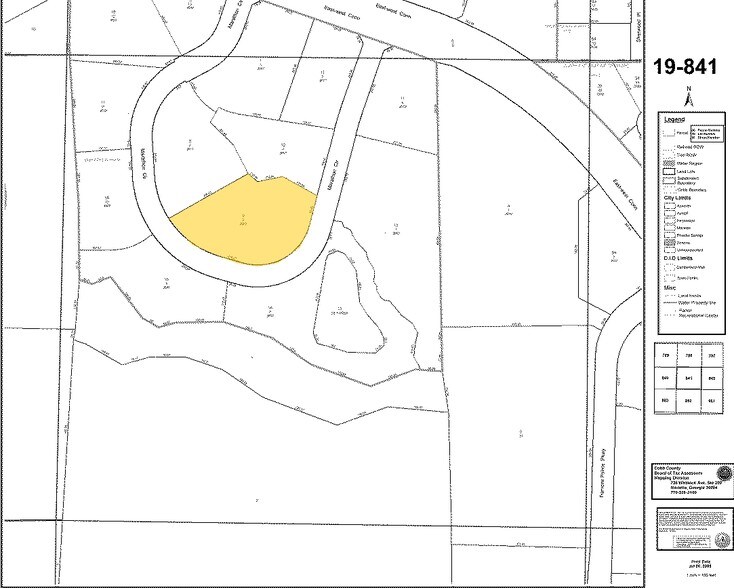 3647 Marathon Cir, Austell, GA à vendre - Plan cadastral - Image 2 de 2