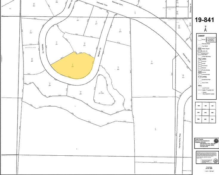3647 Marathon Cir, Austell, GA for sale - Plat Map - Image 2 of 2