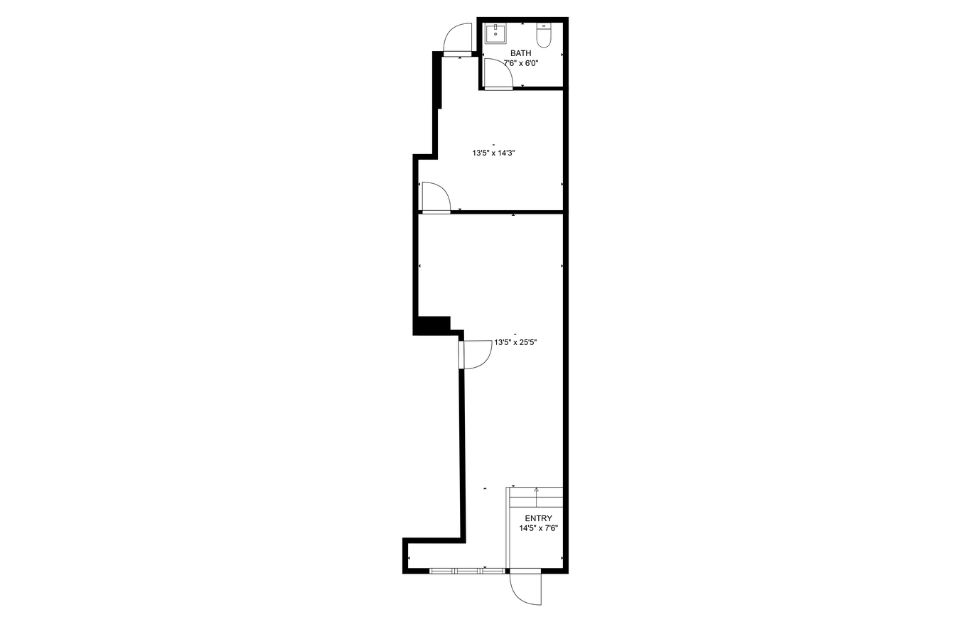 65 Meridian St, Boston, MA 02128 - Unit B -  - Floor Plan - Image 1 of 4