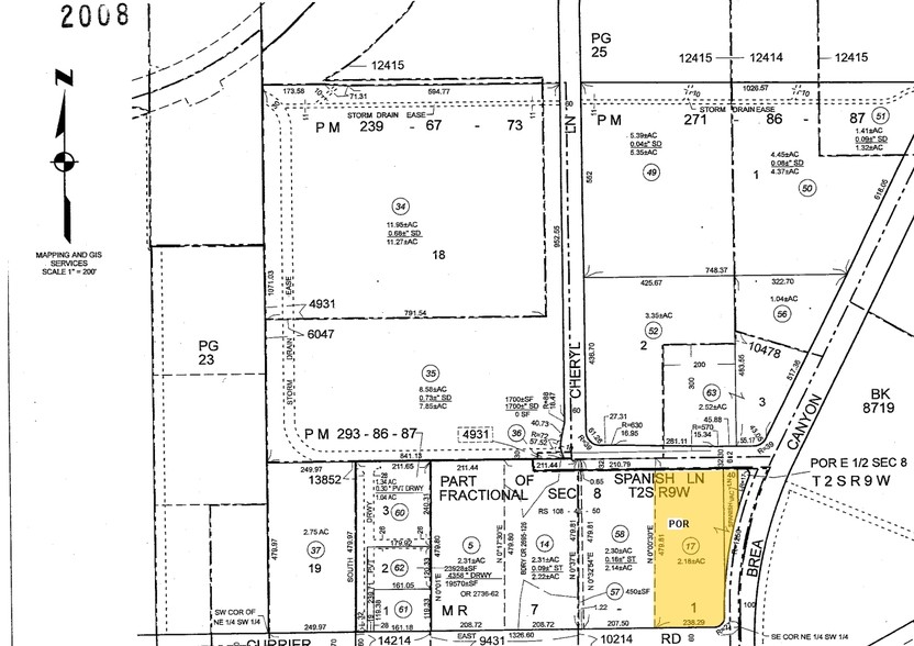 515 Spanish Ln, Walnut, CA à louer - Plan cadastral - Image 3 de 3