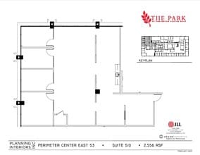 53 Perimeter Ctr E, Atlanta, GA for lease Floor Plan- Image 1 of 1