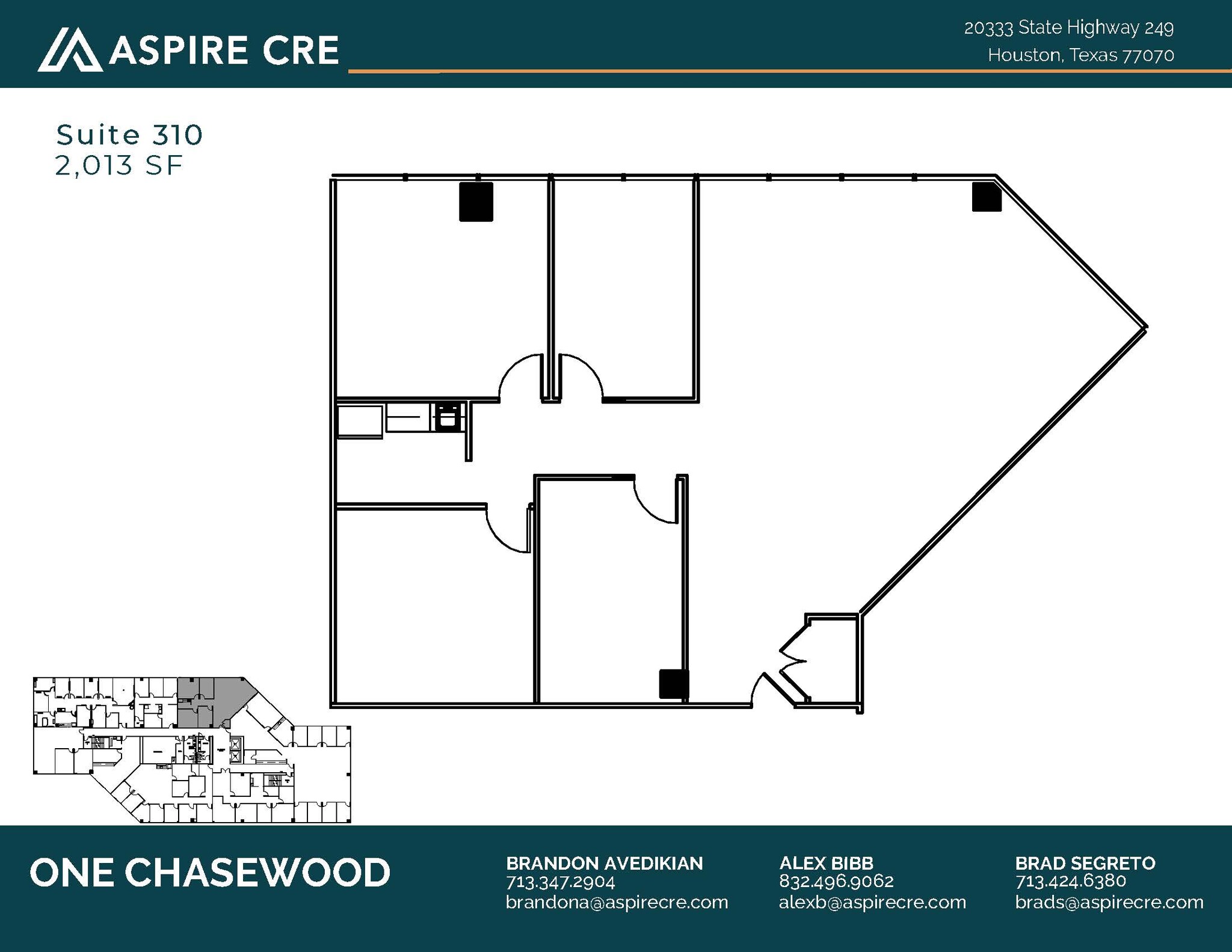 20333 State Highway 249, Houston, TX for lease Floor Plan- Image 1 of 2