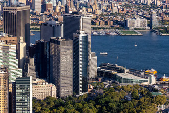 1 Battery Park Plz, New York, NY - aerial  map view