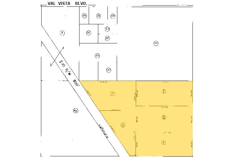 Interstate 10 & Woodruff Rd, Casa Grande, AZ à vendre - Plan cadastral - Image 2 de 2