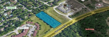 5350 Cypresswood Dr, Spring, TX - Aérien  Vue de la carte