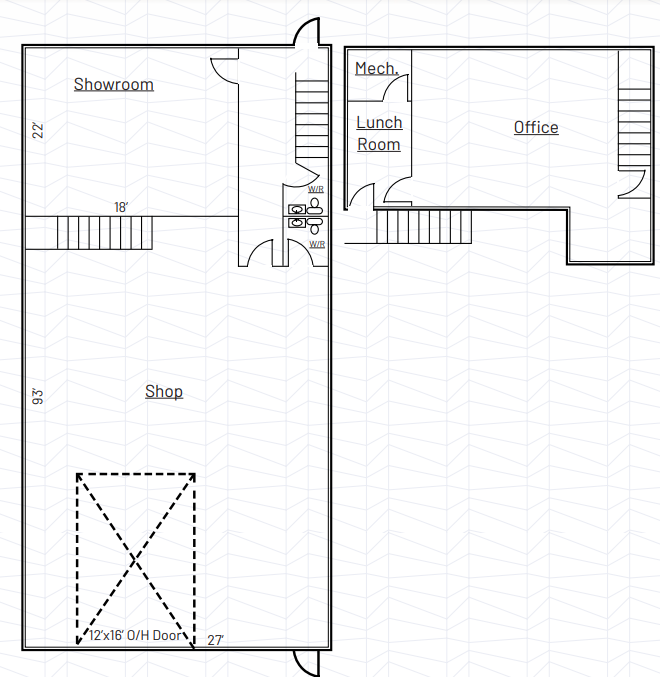 7429 49 Ave, Red Deer, AB T4P 1N2 - Unité 7 -  - Plan d’étage - Image 1 of 1