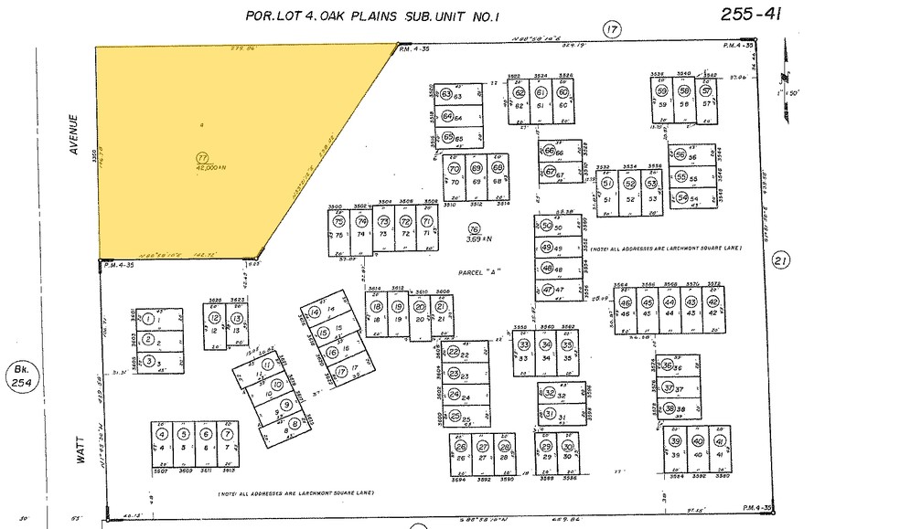 3350 Watt Ave, Sacramento, CA à vendre - Plan cadastral - Image 1 de 1