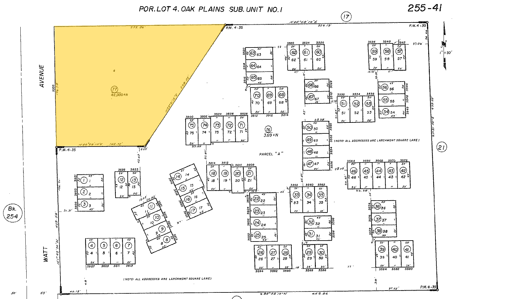 3350 Watt Ave, Sacramento, CA à vendre Plan cadastral- Image 1 de 1