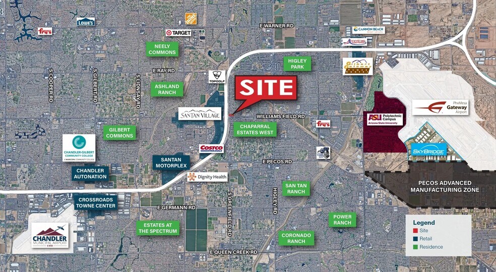 NEC Santan Loop 202 & Williams Field Rd, Gilbert, AZ à vendre - Photo du bâtiment - Image 3 de 7