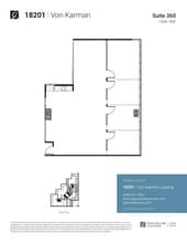 18301 Von Karman Ave, Irvine, CA for lease Floor Plan- Image 1 of 2