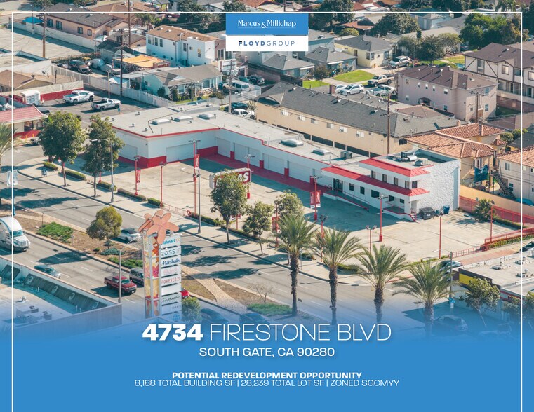 4734 Firestone Blvd, South Gate, CA à vendre - Photo du bâtiment - Image 1 de 18