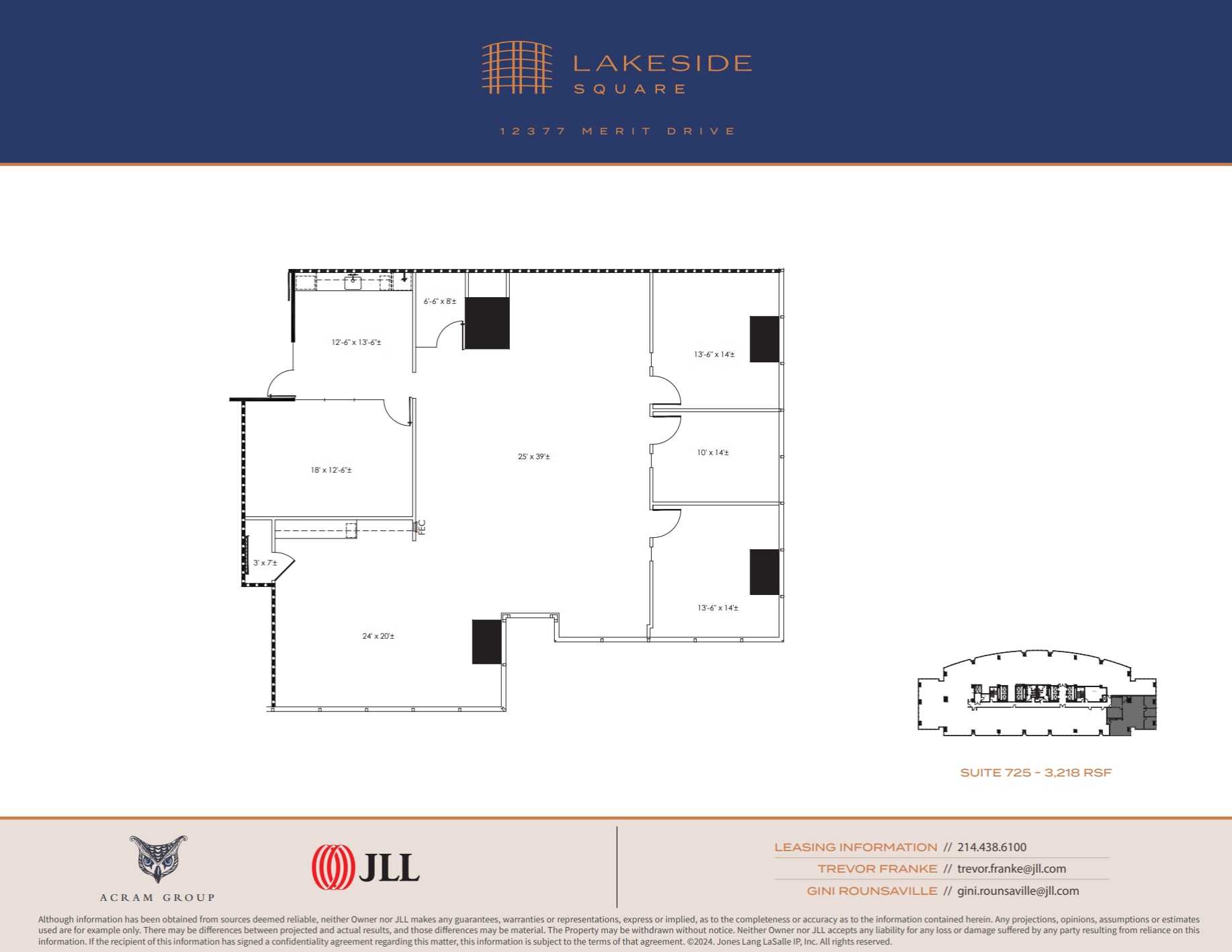 12377 Merit Dr, Dallas, TX à louer Plan d’étage- Image 1 de 1