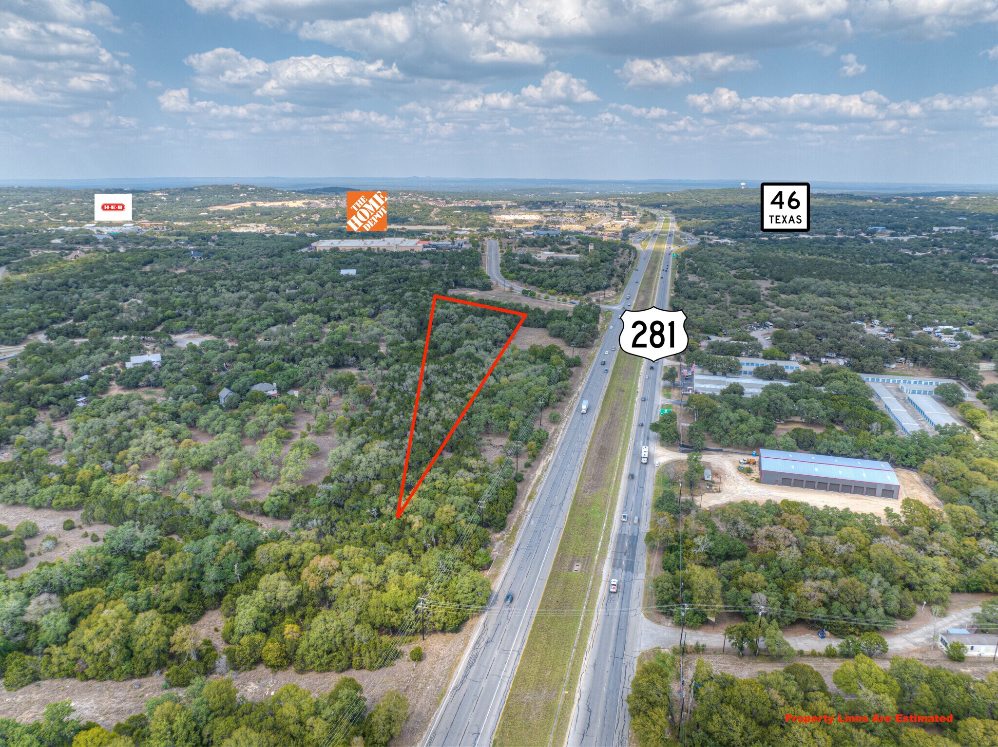 N Highway 281, Bulverde, TX à vendre Aérien- Image 1 de 17