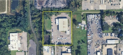27800 Wick Rd, Romulus, MI - Aerial map view
