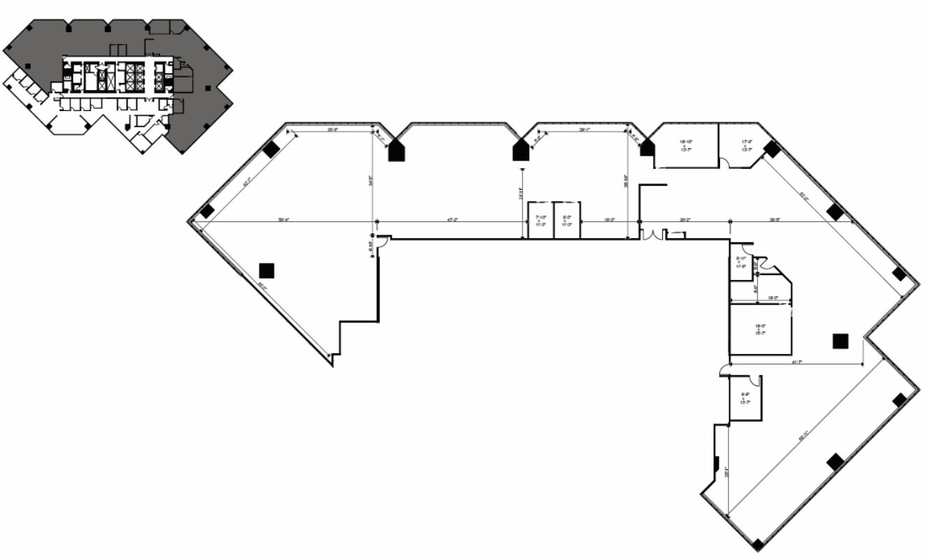 200 King St W, Toronto, ON à louer Plan d’étage- Image 1 de 5