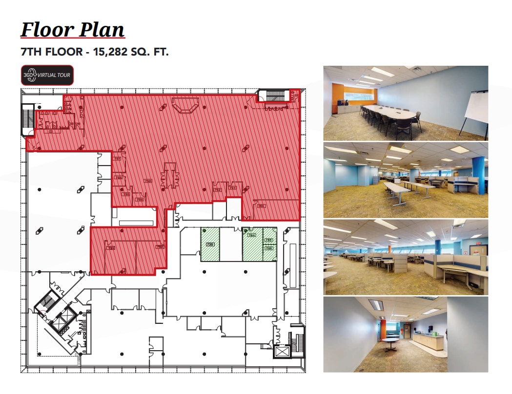 355 Portage Av, Winnipeg, MB for lease Floor Plan- Image 1 of 1