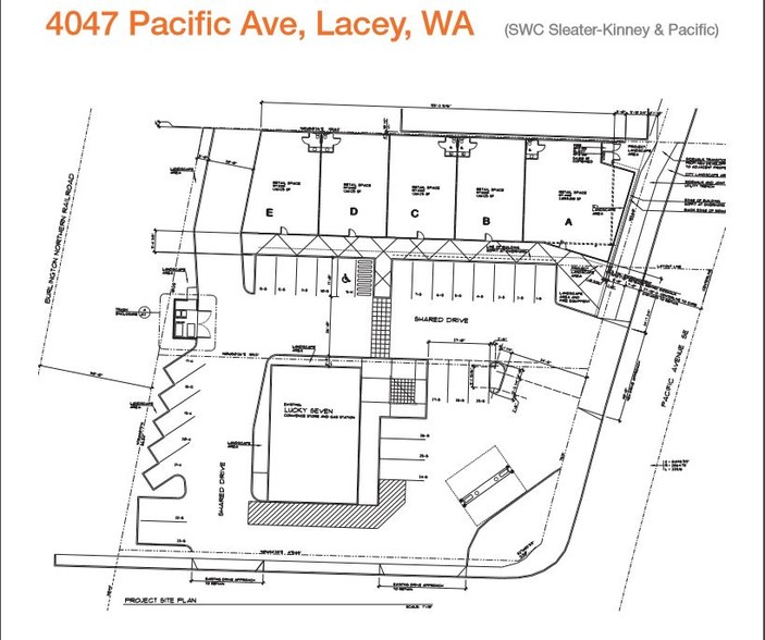 4047 Pacific Ave SE, Lacey, WA for lease - Site Plan - Image 2 of 2