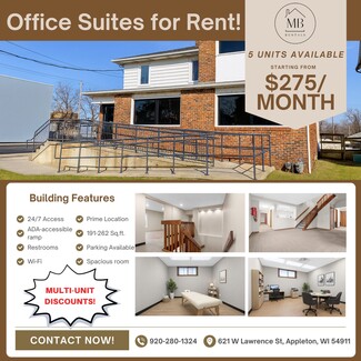 More details for 621 W Lawrence St, Appleton, WI - Office for Lease