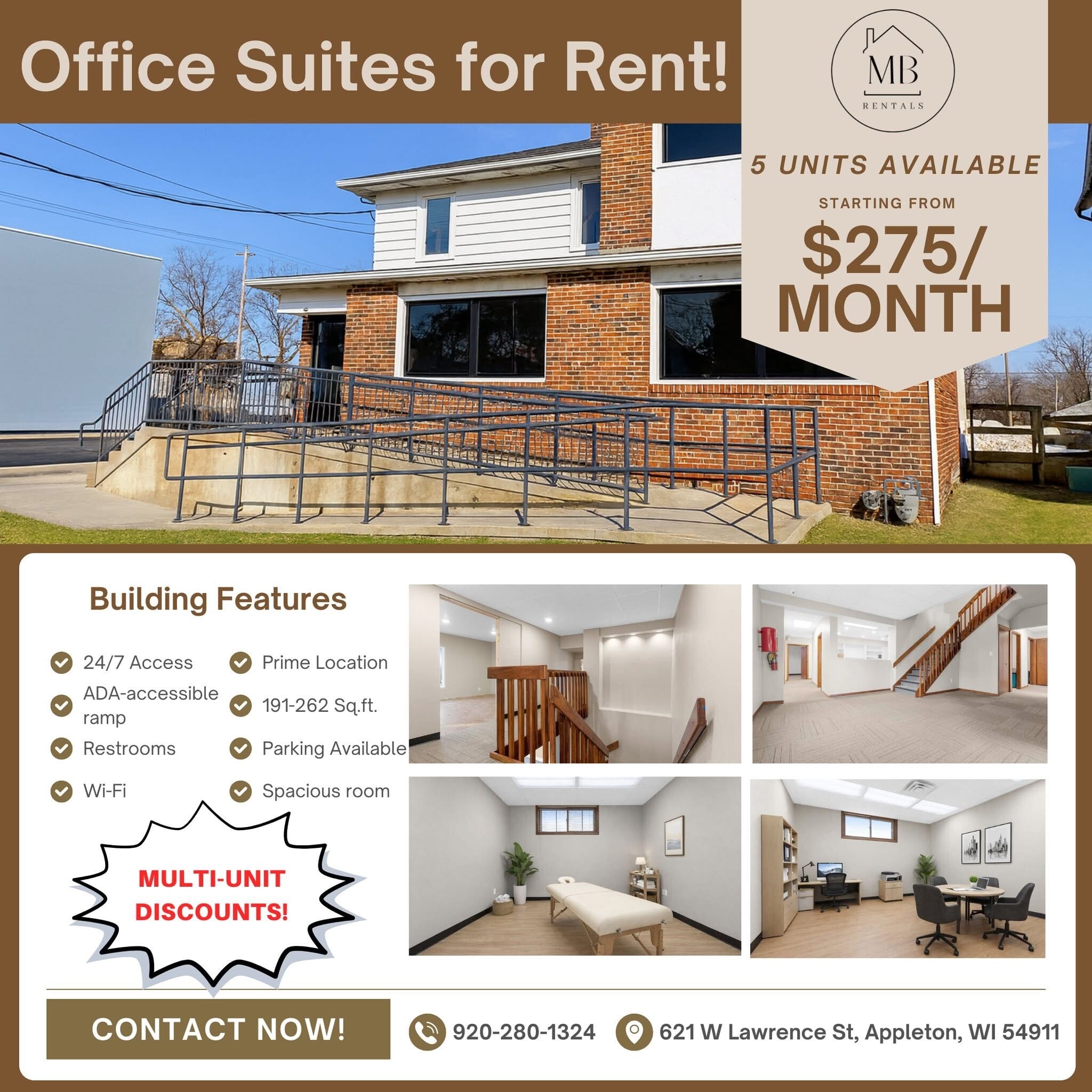 621 W Lawrence St, Appleton, WI for lease Primary Photo- Image 1 of 20