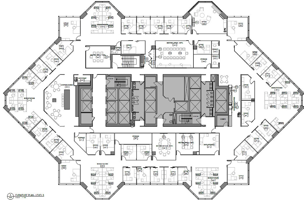 400 3rd Ave SW, Calgary, AB à louer Plan d’étage- Image 1 de 2