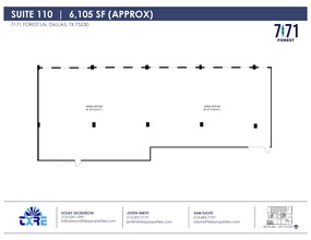 7171 Forest Ln, Dallas, TX for lease Floor Plan- Image 2 of 2