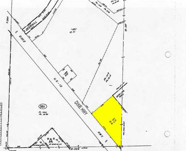 7640 Dixie Hwy, Village of Clarkston, MI for lease - Plat Map - Image 3 of 3
