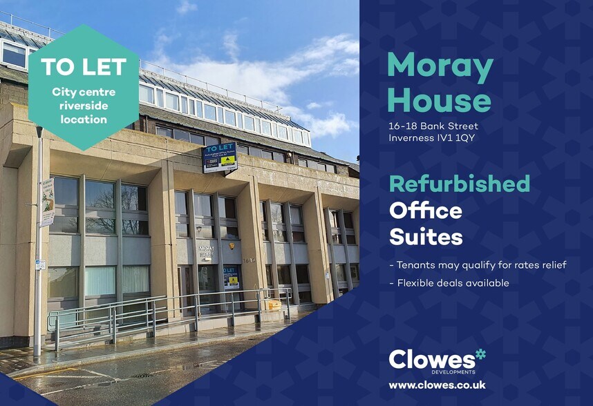 16-18 Bank St, Inverness à louer - Photo du bâtiment - Image 2 de 5