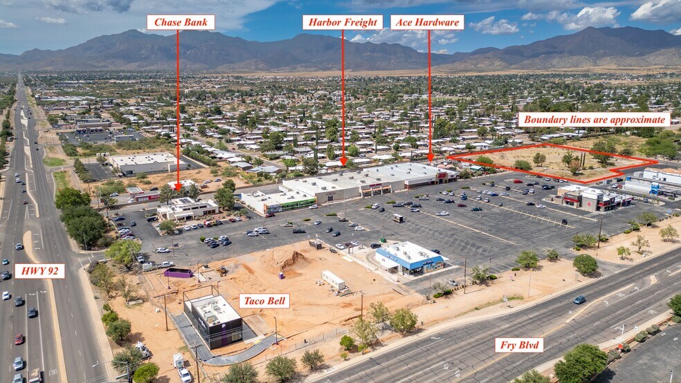 125 S Avenida Escuela, Sierra Vista, AZ à vendre - Aérien - Image 3 de 8