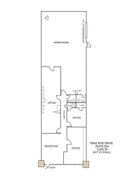 10942 Wye Dr, San Antonio, TX for lease - Floor Plan - Image 3 of 3