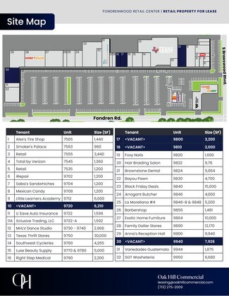 Plus de détails pour 9700-9950 Fondren Rd, Houston, TX - Commerce de détail à louer