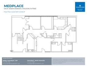 1315 St Joseph Pky, Houston, TX for lease Floor Plan- Image 2 of 2