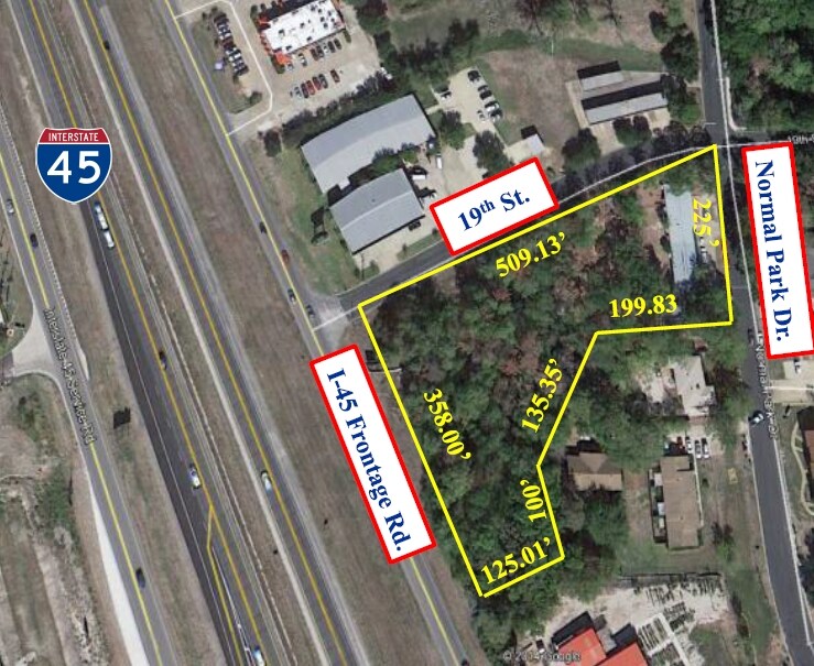 I-45, Huntsville, TX à vendre Plan de site- Image 1 de 3
