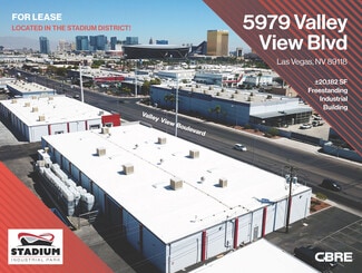 More details for 5979 Valley View Blvd, Las Vegas, NV - Industrial for Lease