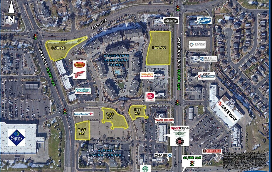 Thornton Parkway & Washington Street - PAD SITES, Thornton, CO for lease - Building Photo - Image 1 of 1